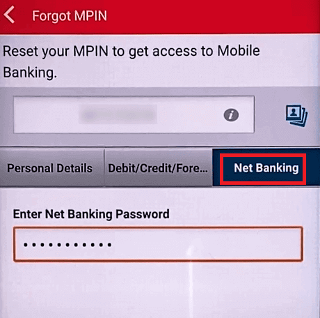 reset Forgot MPIN Kotak Mahindra Bank using internet banking