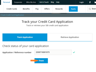 Check SBI Credit Card Tracking Status Online
