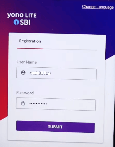 username password yono lite sbi