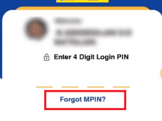 forgot mpin Indian bank