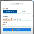download 6 months statement hdfc bank