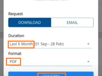 download 6 months statement hdfc bank