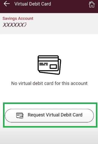request virtual debit card ippb 
