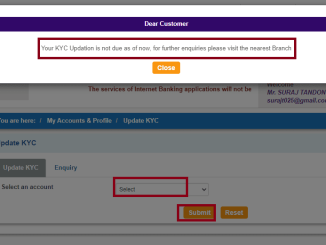 sbi kyc status online