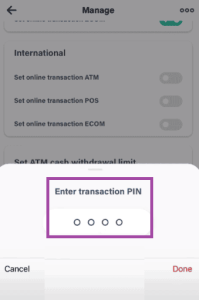 How To Enable BOB Debit Card For Online Transaction