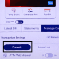 enable domestic online transactions in icici credit card