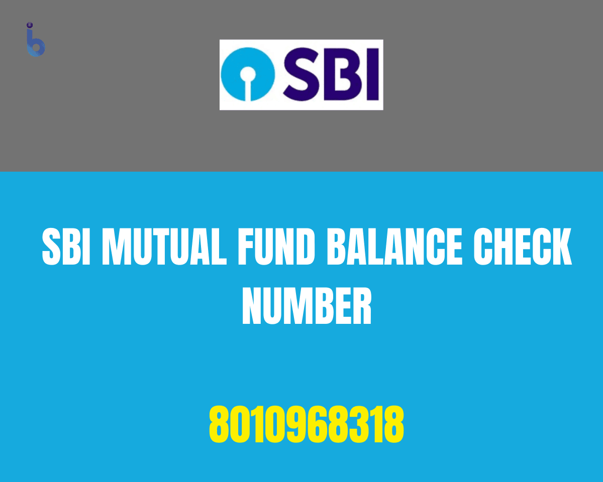 SBI Mutual Fund Balance Check Number