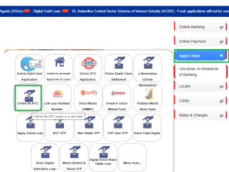 Union Bank of India RE KYC online